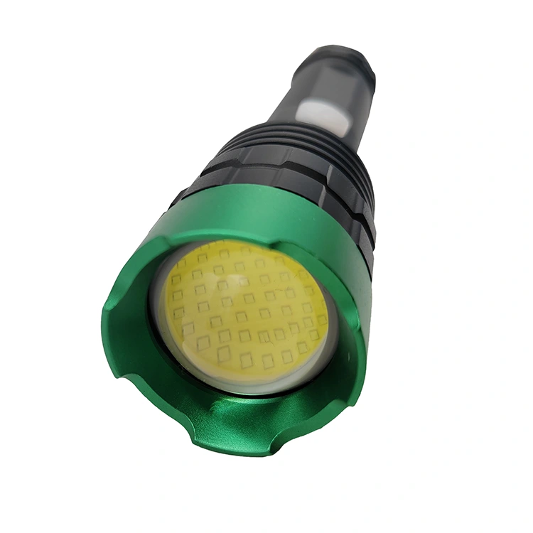 5000lumen COB rechargeable flashlight
