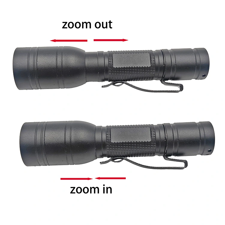 Mini Clip Zoom LED Flashlight